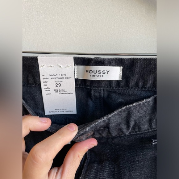 NWT Moussy Vintage|| My Redlands Skinny Straight leg  Jeans, Retail $360… - Picture 5 of 12